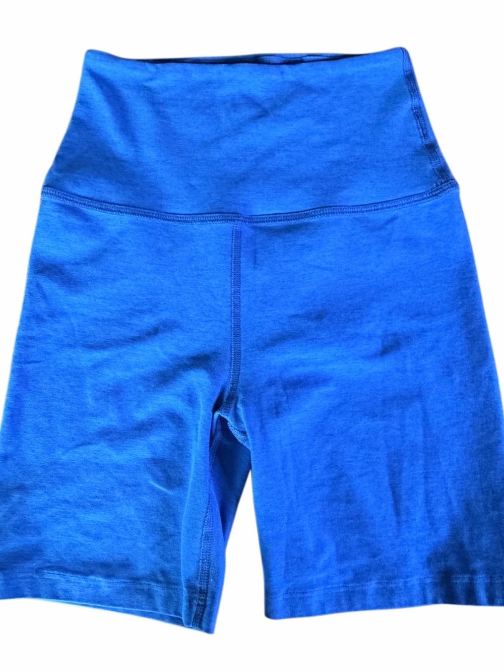 Beyond Yoga Women’s Small Cobalt Blue High Waisted Biker Shorts Made in USA